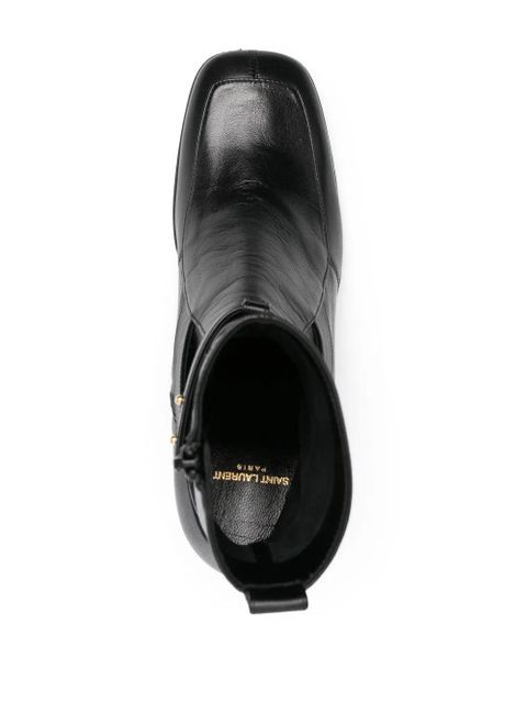 Saint Laurent 75mm Michelangelo ankle boots - Black