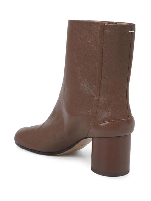 Maison Margiela split-toe block-heel ankle boots - Brown