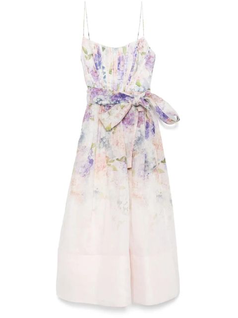 ZIMMERMANN Dawning midi dress - Pink - zdjęcie produktu nr 1