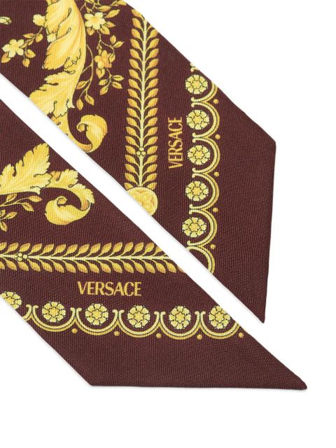 Versace barocco-print scarf - Brown - zdjęcie produktu nr 2