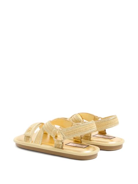 Valentino Garavani Lake Powell embroidered sandals - Yellow - zdjęcie produktu nr 2