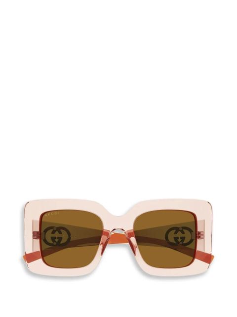 Gucci Eyewear square-frame sunglasses - Pink - zdjęcie produktu nr 1
