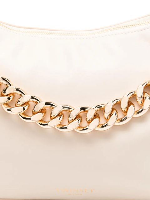 TWINSET chain-detailed shoulder bag - Neutrals