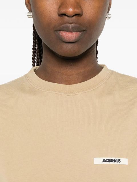 Jacquemus Gros Grain T-shirt - Neutrals