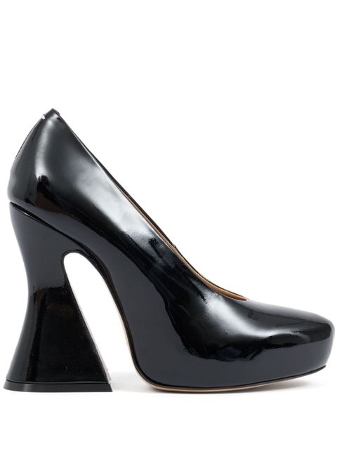 Maison Margiela Sketch 120mm patent-leather pumps - Black - zdjęcie produktu nr 1