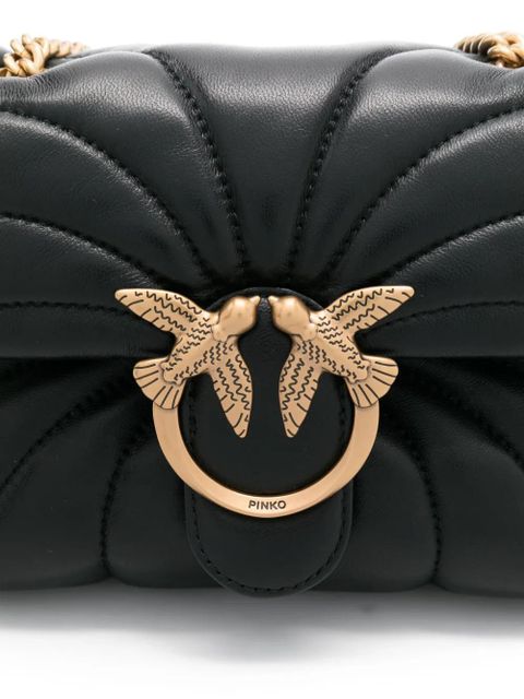 PINKO mini Love Puff crossbody bag - Black