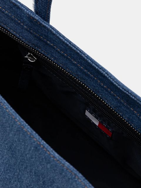 Tommy Jeans torebka jeansowa kolor niebieski AW0AW18576