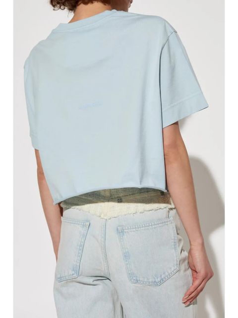 Givenchy Cropped 4G Liquid t-shirt - Blue