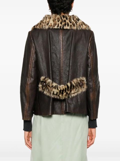 Prada button-fastening jacket - Brown