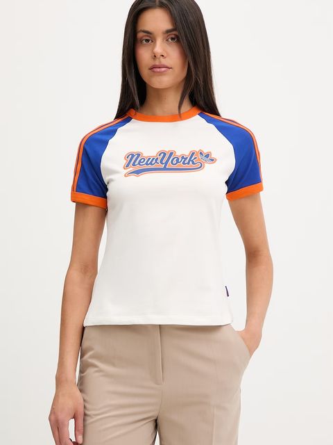 adidas Originals T-shirt damski bawełniany z elastanem - zdjęcie produktu nr 1