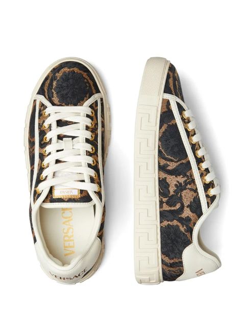 Versace Barocco Jacquard Greca sneakers - Brown