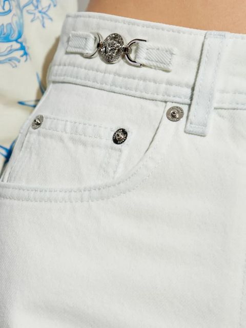 Versace Medusa-plaque jeans - White