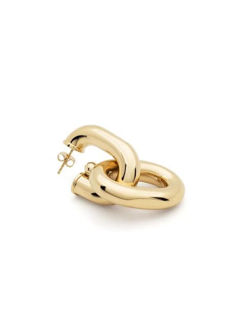 Rabanne chain-link hoop earrings - Gold