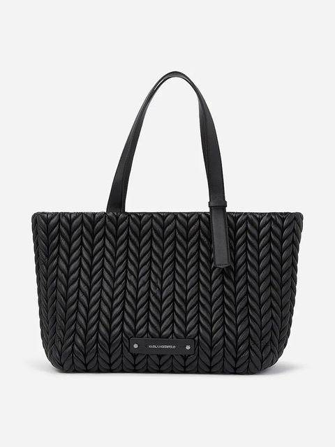 Karl Lagerfeld torebka K/WEAVE kolor czarny A2W30199 - zdjęcie produktu nr 1