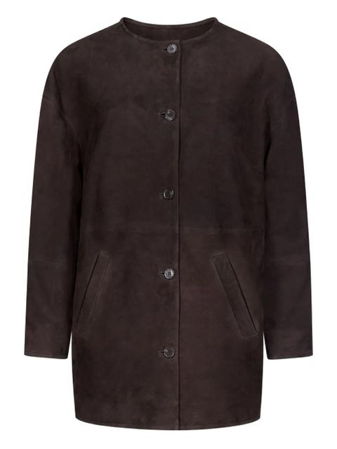LouLou de Saison Waren button-up coat - Brown - zdjęcie produktu nr 1