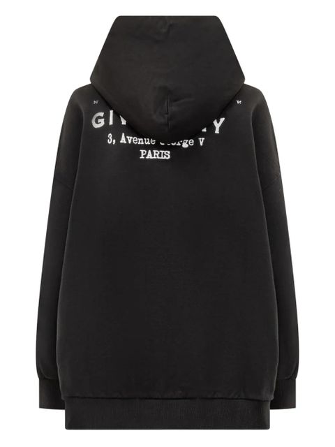Givenchy logo-print hoodie - Black