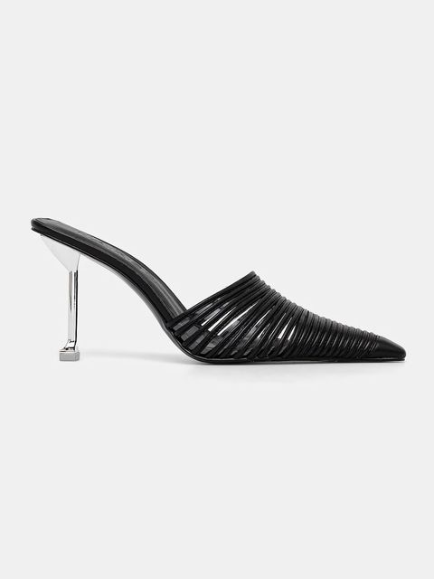 Naked Wolfe szpilki skórzane Chromed kolor czarny Chromed Black Leather - zdjęcie produktu nr 2