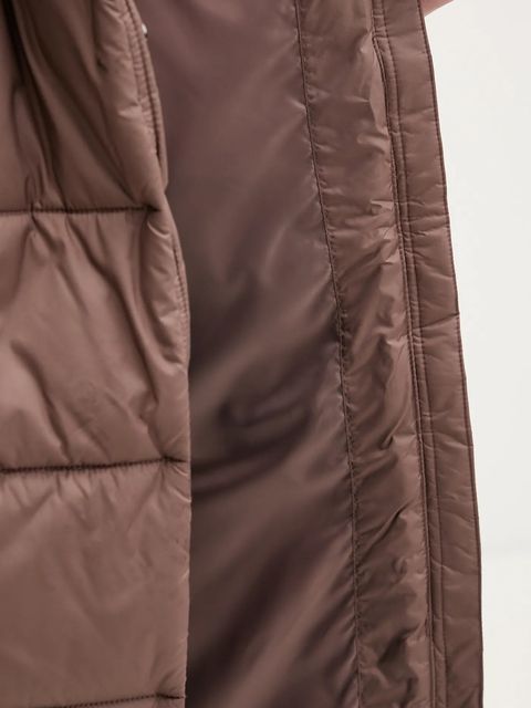 Vans kurtka kolor brązowy zimowa VN000PK3CHG1