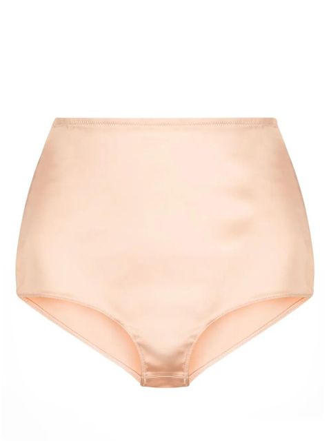 Maison Margiela high-waisted satin briefs - Neutrals - zdjęcie produktu nr 1