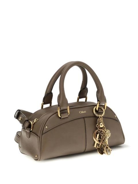 Chloé small Bowling leather tote bag - Neutrals