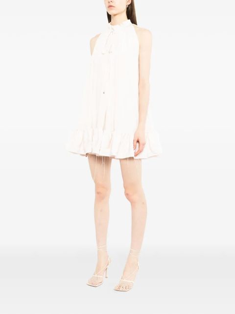 Lanvin ruffled mini dress - Pink