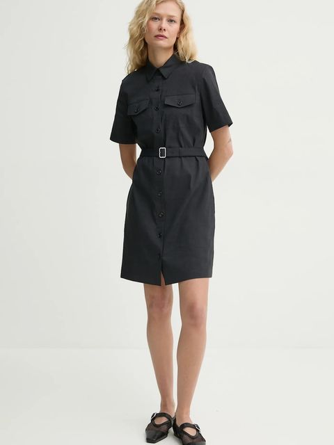 Theory sukienka lniana - zdjęcie produktu nr 2