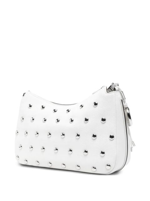 Michael Kors studded shoulder bag - White