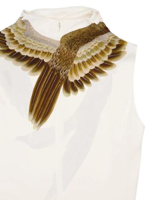 Altuzarra Arlie goose-print top - Neutrals
