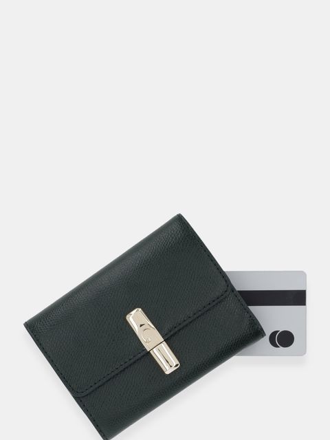 Furla portfel skórzany damski kolor zielony WP00564 ARE000 4513S