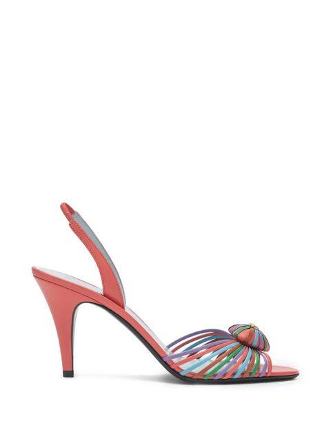 Valentino Garavani appliqué-detail sandals - Orange - zdjęcie produktu nr 1