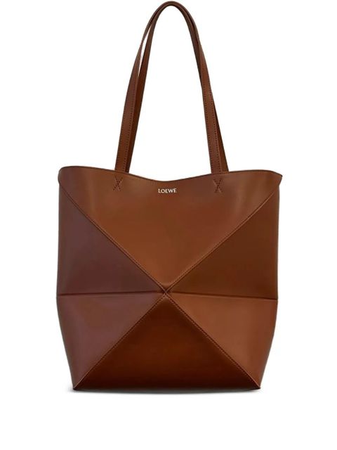 LOEWE medium Puzzle Fold shoulder bag - Brown - zdjęcie produktu nr 1