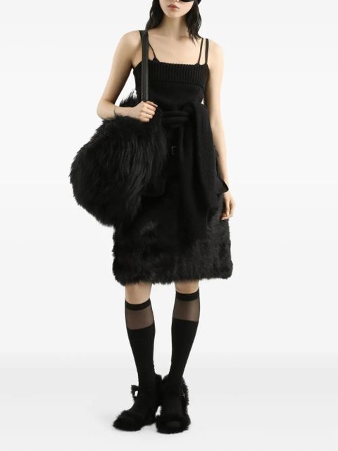 Dolce & Gabbana belted panelled skirt - N0000 BLACK - zdjęcie produktu nr 2