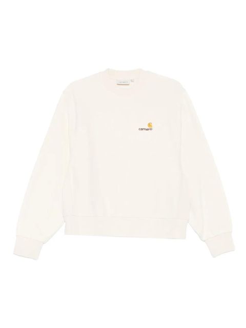 Carhartt WIP logo-embroidered sweatshirt - Neutrals - zdjęcie produktu nr 1