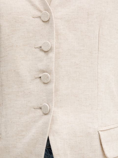 Abercrombie & Fitch marynarka lniana