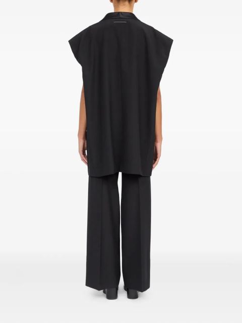 MM6 Maison Margiela tailored waistcoat - Black