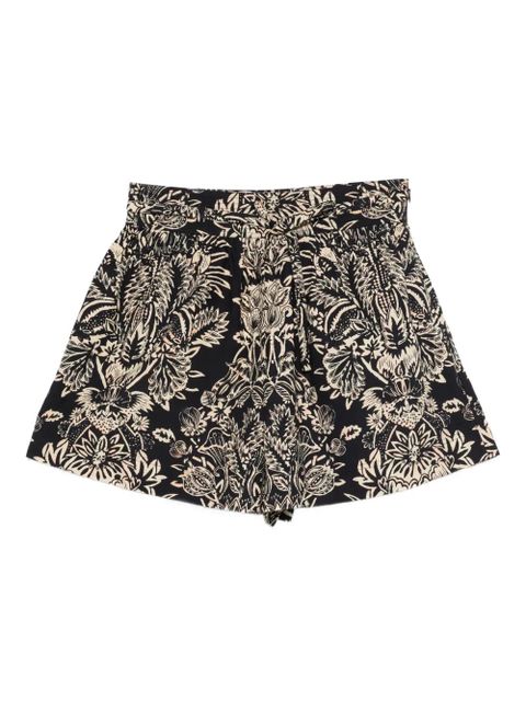 Ulla Johnson floral laccetti shorts - Black - zdjęcie produktu nr 1
