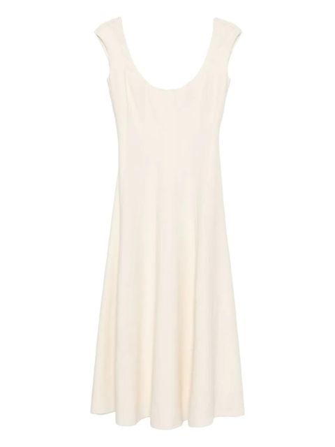 STAUD Charlotte dress - Neutrals - zdjęcie produktu nr 1