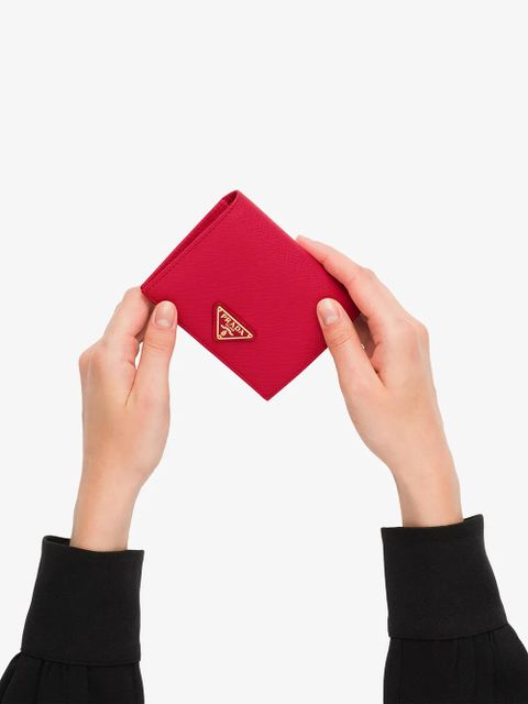 Prada small bi-fold wallet - Red