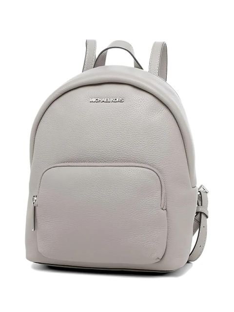 Michael Kors Erin pebbled leather backpack - Grey