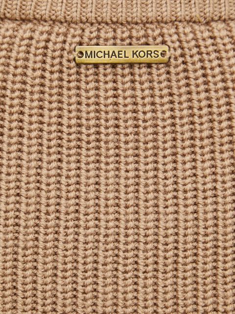 MICHAEL Michael Kors sweter wełniany damski kolor beżowy MF4612JF2G