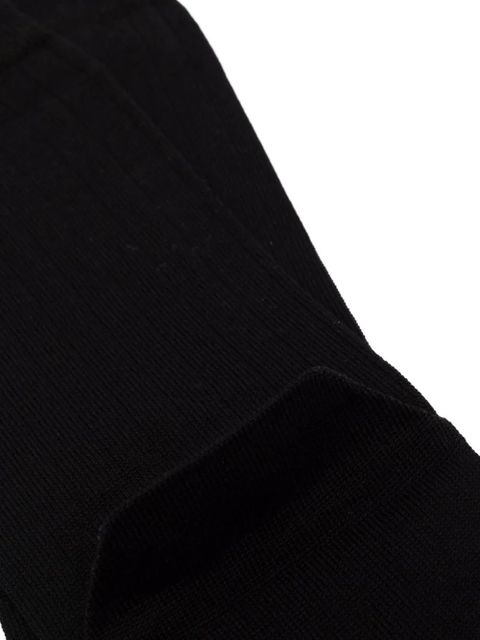 Maison Margiela Tabi fine-ribbed socks - Black - zdjęcie produktu nr 2