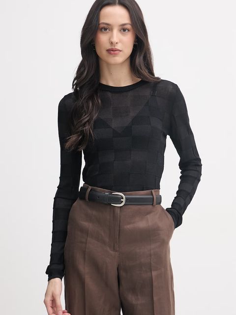 Sisley sweter damski z wiskozą - zdjęcie produktu nr 2