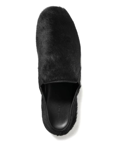 The Row leather loafers - Black