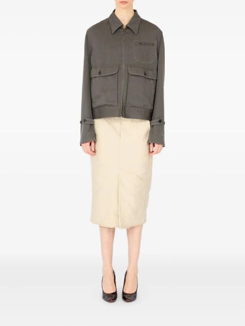 Maison Margiela zip-up jacket - Grey - zdjęcie produktu nr 2