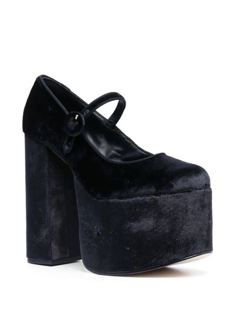 Cult Gaia Angelou 150mm platform pumps - Blue - zdjęcie produktu nr 2