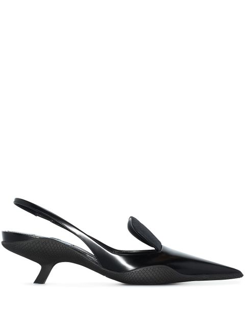 Prada 45mm slingback pumps - Black - zdjęcie produktu nr 1