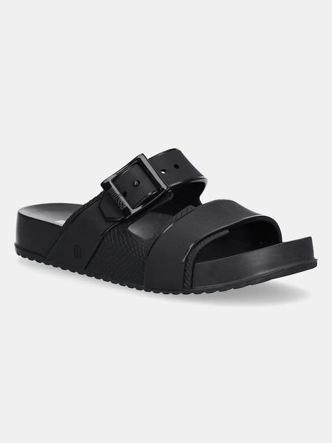 Melissa klapki COZY CONNECTION SLIDE damskie kolor czarny M 35832 - zdjęcie produktu nr 1