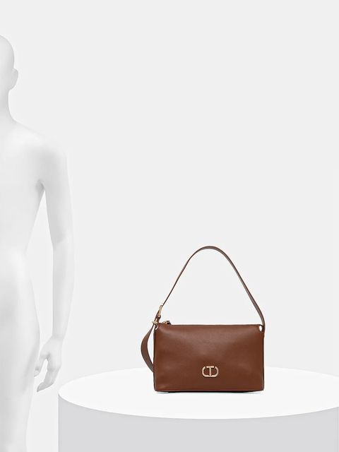 Twinset torebka kolor brązowy 252TB7023