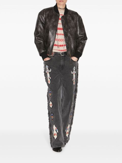 MARANT ÉTOILE Crisley bomber jacket - Black