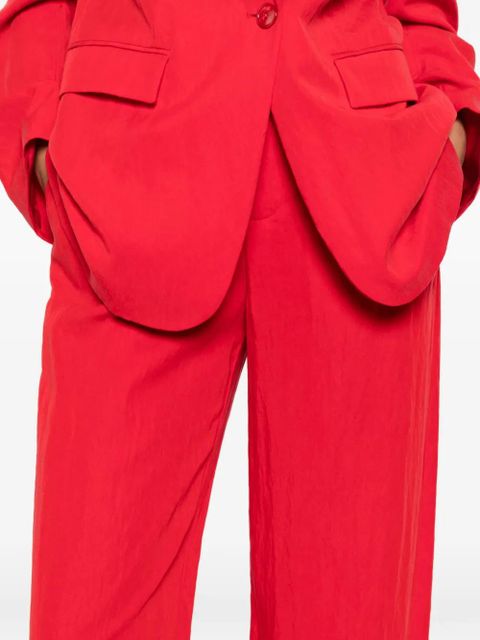 Blumarine wide-leg trousers - Red